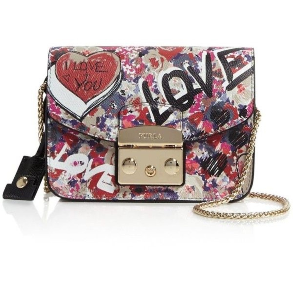FURLA White Multi
Graffiti Leather Mini
Metropolis Cross Body Bag
Love Heart